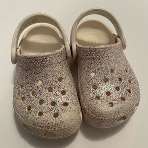 Kids Glitter Crocs - Children’s Size 6 - Excellent Condition
